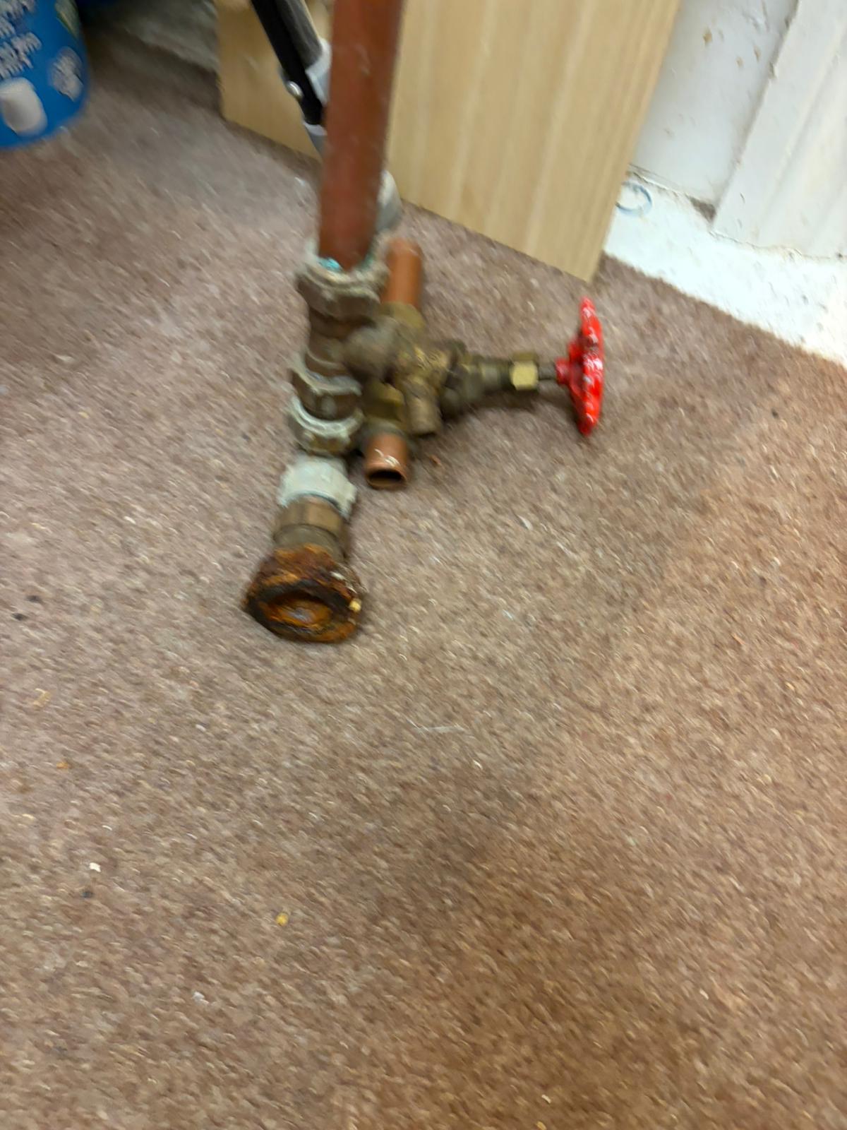 Hot Water Tank Isolation Due to Severe Corrosion