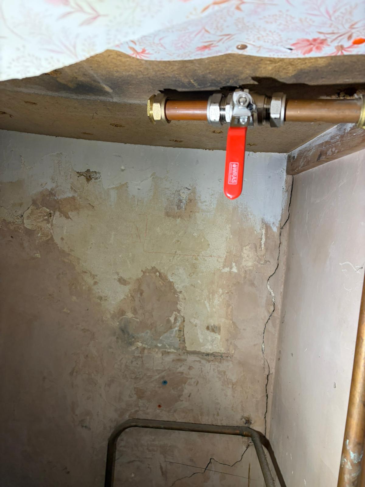 Pipe Repair After Nail