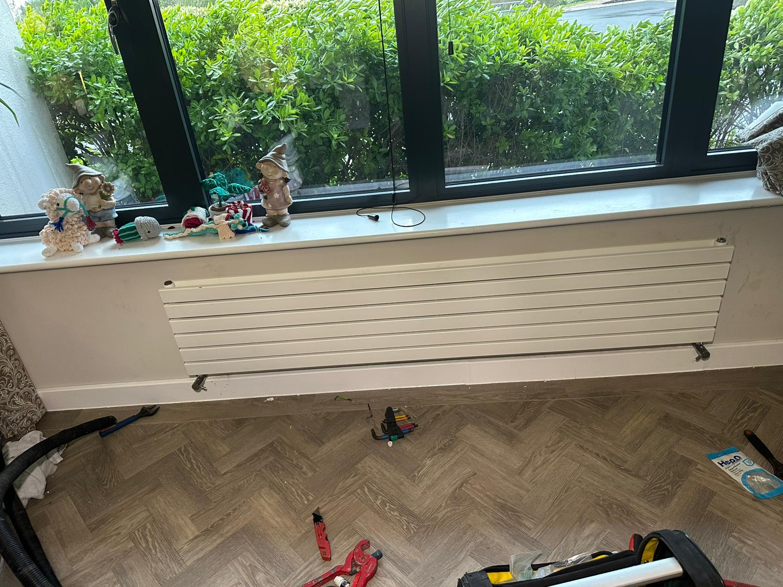 Radiator felt down