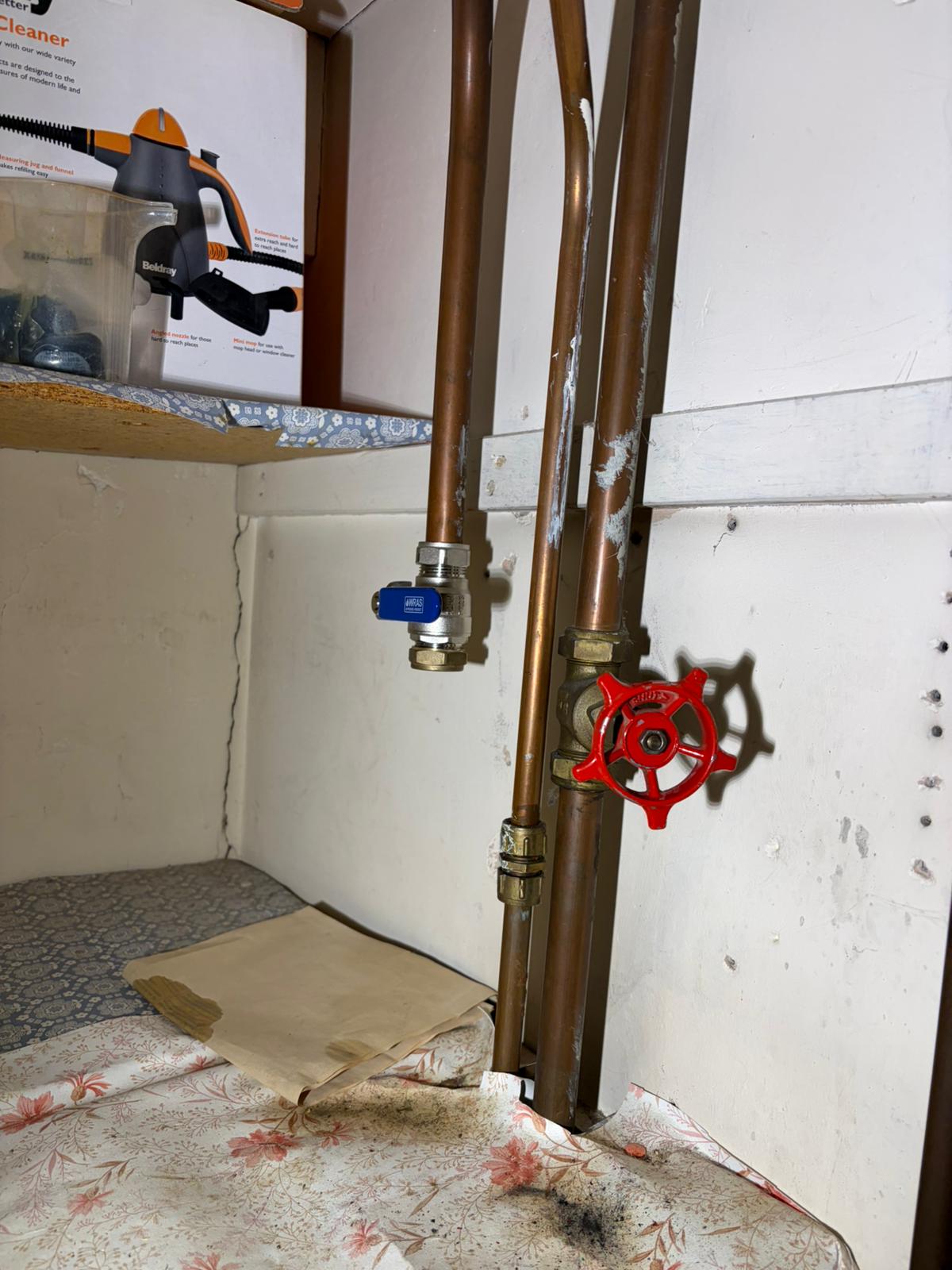Screw Punctured the Pipe