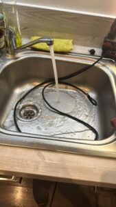 Blocked flats pipe cleaning and CCTV inspection service