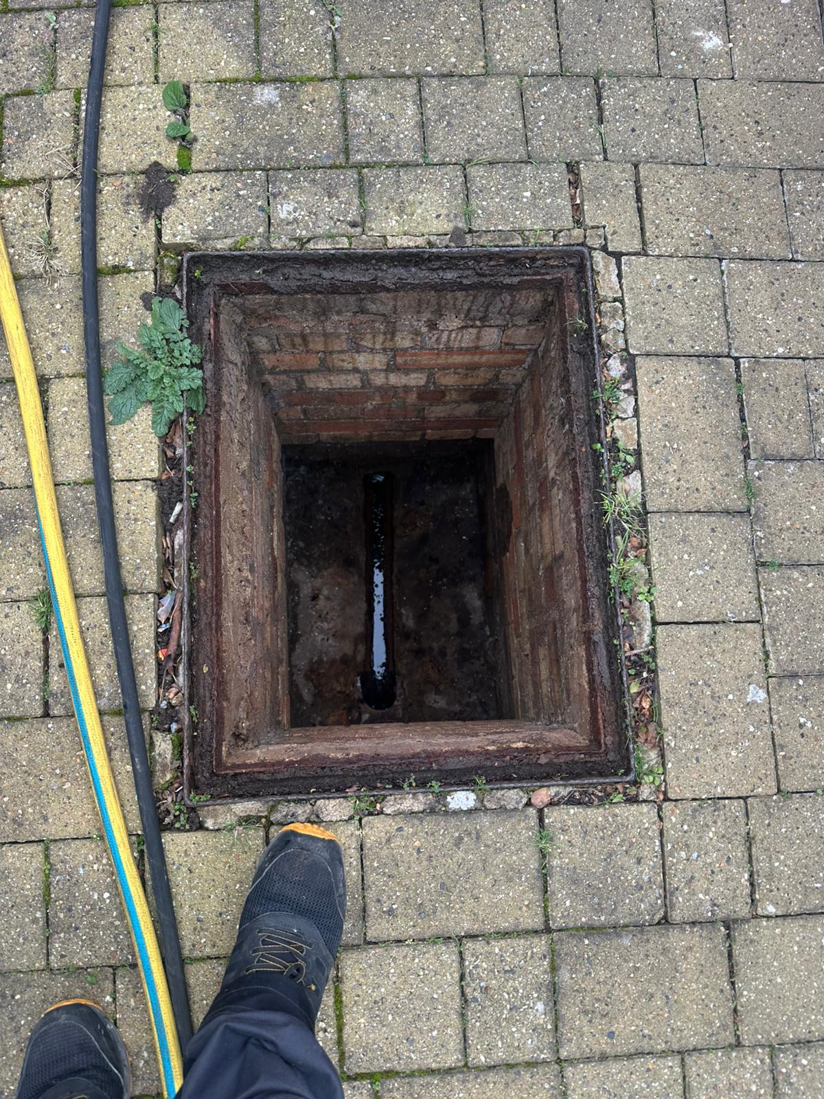 high jet pressure to unblock drain
