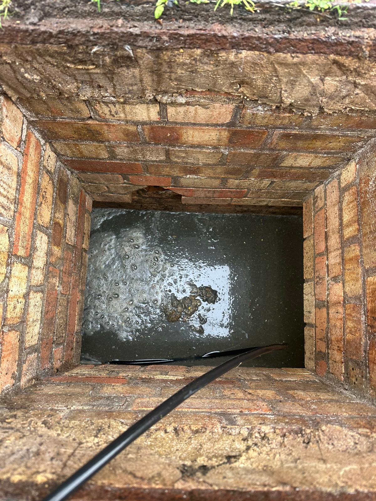 high jet pressure to unblock drain