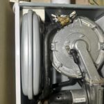 leaking boiler flow hose replacement