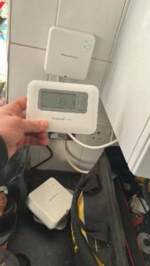 Room thermostat installation